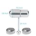 CrazyPiercing Silver Color Vibrating Tongue Ring Stainless Steel Body Piercing With 2 Batteries