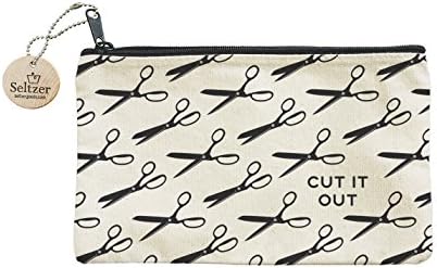 Witty, American-made Canvas Zipper Pouches - So Many Uses (CUT IT OUT)