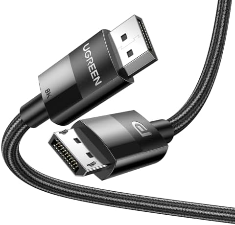 UGREEN 8K DisplayPort Cable DP to DP 3M, 8K@60Hz/4K@165Hz/2K