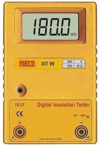 Meco - DIT 99A 100V-20MW Digital Insulation Tester With Calibration Certificate & One Years Warranty