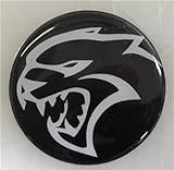 Dodge Challenger HELLCAT Logo Domed Emblem For Fuel Door