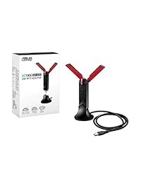 ASUS USB AC68 AC1900   Adaptador de doble correa USB 3.0 WiFi, soporte incluido