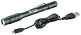 Streamlight 66134 Stylus Pro USB Rechargeable Penlight with Holster and Black/White LED - 250 Lumens