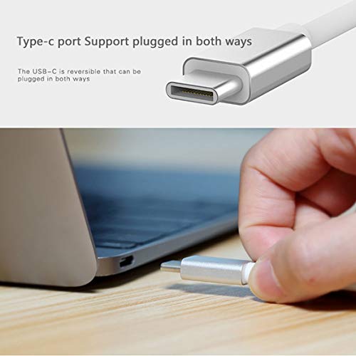 Smartlove1P USB 3.1 Type C USB-C to 4K HDMI HDTV Adapter Cable for Samsung Galaxy S8 MacBook TV Projection - Thumbnail 2