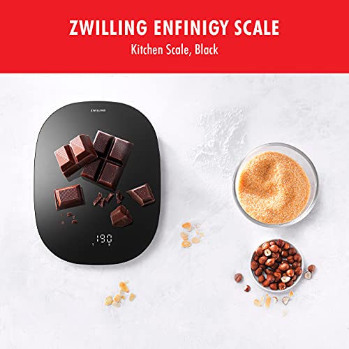 ZWILLING Enfinigy Digital Kitchen Food Scale, Max weight 22lbs, Grams