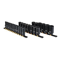DEWALT Deep Impact Socket Set, 19-Piece, 1/2" Drive