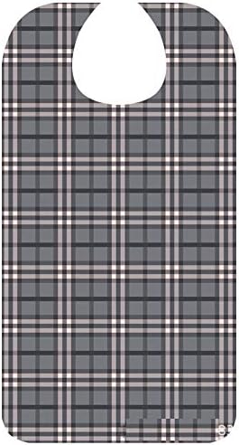 Botocoo 介護用食事エプロン おしゃれビジネススーツ柄 ポケット付き 高齢者 外食用食べこぼし防止 よだれかけ New 洗いやすい 汚れにくい お大人 敬老の日 撥水加工 男性用 多機能介護用品