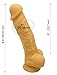 Letsgasm 6 Inch Medical Grade Silicone Dildo - Perfect Fit Realistic Dildo - With Suction Cup