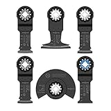 Bosch OSL006 Six-Piece Starlock Oscillating Multi Tool Accessory Set with Pouch