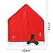 Koogel Christmas Dining Chair Slipcovers, 4 Pcs 25 x 20 Inch Chair Back Covers Santa Hat Chair Covers for Christmas Banquet Holiday Festival Decor