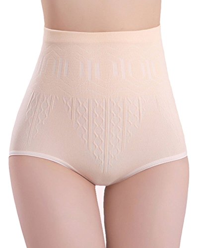 Womens Shapewear Seamless Hi-Waist Brief Panty Firm Control Tummy Slimming