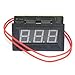 DROK® 2-wire Digital Voltmeter Gauge LED Tester AC 60-500V 110V/220V Volt Panel Meter 0.56
