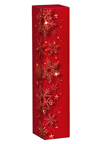Pack of 10 Red Christmas Wine Packaging Gift Wrap for a Bottle of Wine, Christmas Packaging