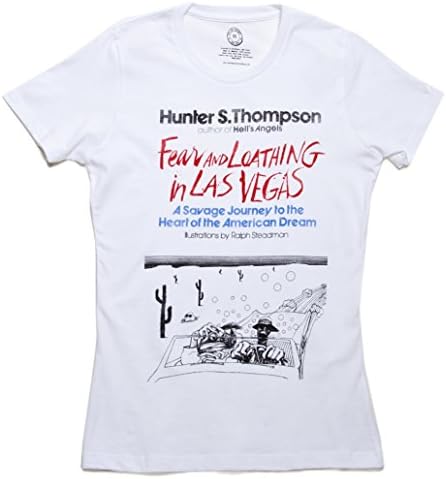 "Fear and Loathing in Las Vegas" Women's Slim Fit Literary T-shirt by Out Of Print (Extra Large)