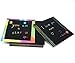 VEHIRIN Rainbow Scratch Art Notes Mini Boards 50 Sheets With Two Wooden Stylus Drawing Pens