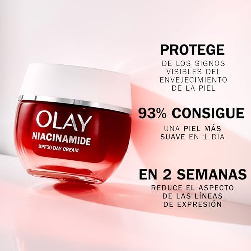 Olay Retinol24 Creme de Noite 50ML e Olay Niacinamida + SPF30 Dia Hidratante 50ML. Pack de 2 cremes antirrugas. Pele mais jovem e radiante
