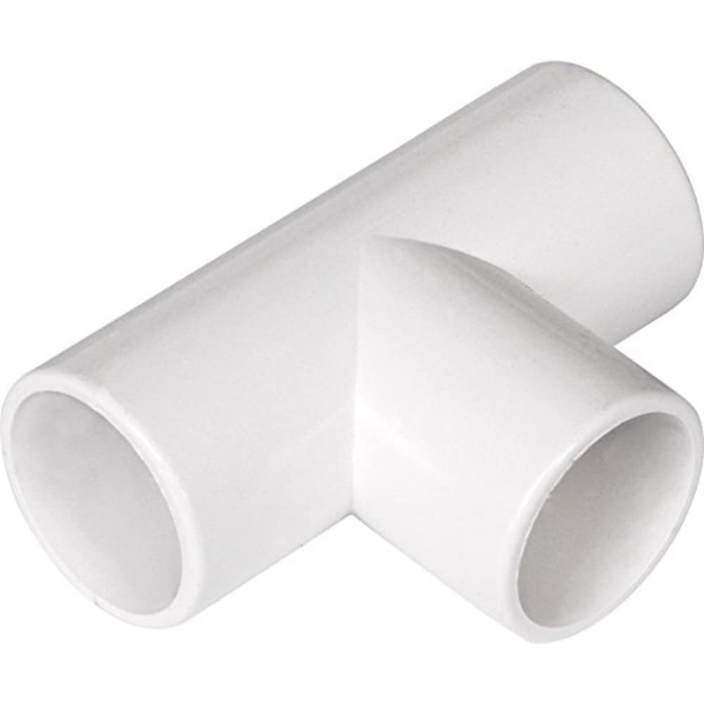 Merriway BH04130 Overflow Pipe Fitting Tee Connector, 22 mm - White