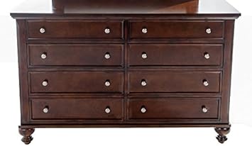 Amazon Com Home Source American Classic Collection Asian Hardwood Dresser 34 By 16 By 63 Inch Dark Cherry Furniture Decor