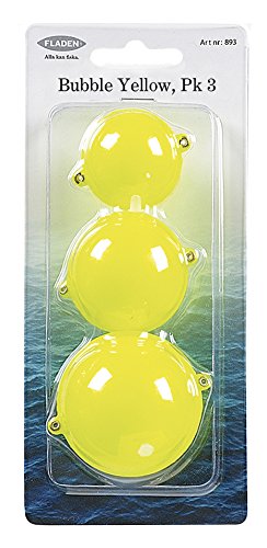 Fladen Assorted Bubble Floats (Pack of 3) - Yellow