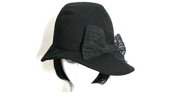 Cloche Asymmetrical Wool Hat 