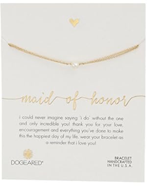 Maid of Honor Small Freshwater Cultured Pearl Bracelet, 6