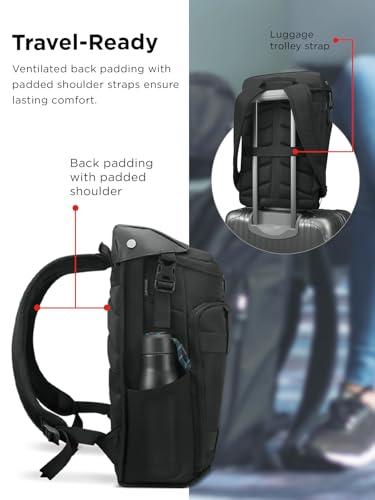 Lenovo Legion Active 17-inch Gaming Backpack - Black - Laptop Compartment - Durable & Water Resistant - Water Bottle Pocket