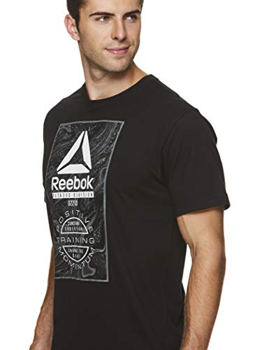 image for Reebok Men's Graphic Workout Tee - Short Sleeve Gym & Training Activew