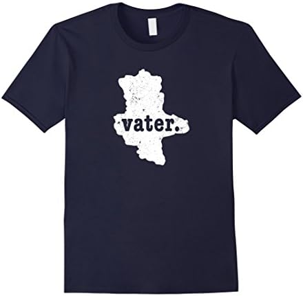 Mens Saxony Germany Shirt Father Shirt Vater Shirt 3XL Navy