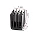 3D Printer Accessories and Parts, FYSETC Stepper Motor Driver Heat Sink Aluminum Heatsinks Cooling Fin Drivers Ultra-Silent for TMC2100 A4988 DRV8825 TMC2208 TMC2130 Motor Driver - 12 Pcs, Black