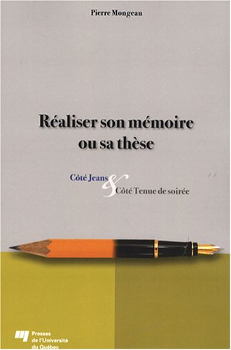 Download RÃ©aliser son mÃ©moire et sa thÃ¨se (French Edition)