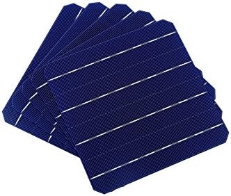 Vikocell 4.8W 156 x 156MM DIY Solar Cells Monocrystalline for Solar Panel 250W (Pack of 60)