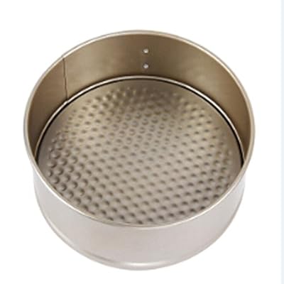 Bakeware Springform Pan Round Cake Pans Nonstick Coating For Easy Food Release And Cleanup Side-wall Clamp Enables Of Baked Foods. (gold)