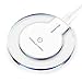 For Samsung Galaxy S9/S9 Plus, Tuscom Clear Qi Wireless Charger Charging Pad,for iPhone 8/iPhone 8 Plus (White)