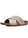 FitFlop Women's AIX Perf Nubuck Slide Sandals, Urban White, 8