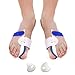 Bunion Corrector, Bunion Corrector & Bunion Relief Protector Kit, Toe Spacers Alignment Straightener Splint Treat Pain in Hallux Valgus, Tailors Bunion, Big Toe Joint, Hammer Toe (2 Pairs)