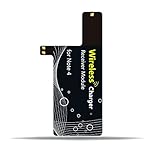 Tmvel Qi Wireless Charging Receiver Card Coil for Samsung Galaxy Note 4 - Retail Packaging - Black