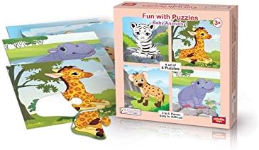 ANINDITA TOYS FUN WITH PUZZLES BABY ANIMALS 1