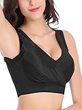 Intimate Portal Women Elegance Leisure Bra Wire Free Full Coverage Pocketed Bra