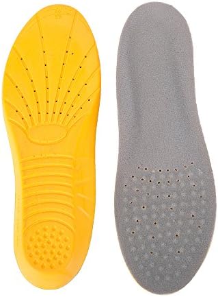 DOGDAN Shoe Insoles, Sport Running Athletic Basketball Shoe Insoles Pads Inserts Pain Relief, Sports Insoles. (Grey, 8-14 US)