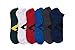 DC 6-Pack Men's Sport No Show Socks Assorted, 10-13 Size (Shoe Size 6-12.5)