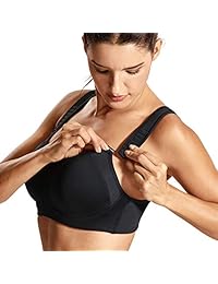 DELIMIRA Sujetador deportivo de alto impacto para dama con contorno completo y control de rebote