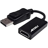 Accell B086B-003B-2 UltraAV DisplayPort 1.1 to HDMI 1.4 Active Adapter - AMD EyefinityTM Certified, Poly Bag Packaging