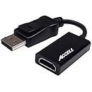 Accell B086B-003B-2 UltraAV DisplayPort 1.1 to HDMI 1.4 Active Adapter - AMD EyefinityTM Certified, Poly Bag Packaging