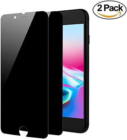 [2-Pack] iPhone 8, 7, 6/6s Privacy Screen Protector, Webeli Anti Spy Anti-Glare Tempered Glass for iPhone 8, 7, 6/6s [4.7" inch] 2017, 2016, 2015