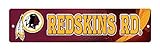Rico NFL Washington Redskins 16-Inch Plastic Street Sign Décor