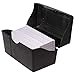 Advantus Stackable Flip Top 3 x 5 Index Card Holder, 300 Card Capacity Box, Black, 3.5 H x 5.5 L x 3 W Inches, 45001