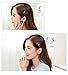 Nicedmm 24 Pcs Women Large Black BB Clip - 3.15 Inch Long - Scrub Side Clip Female Hairpin Springboard Clip Liu Hai Clip