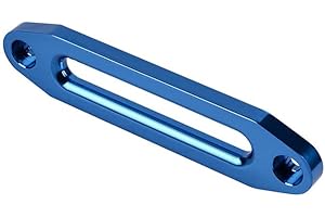 ANDGROPAND (Blue) Aluminum Hawse Fairlead, for Automotive Anchor Cables ATV 3000-4000 lb Winch,4.88 inch (124mm) Mount Smooth.