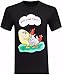 Who Came First Chicken Egg Funny Men's T-Shirt - (Black) - L
