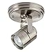 Lithonia Lighting LTKMSBK MR16GU10 BN M4 Mesh Back Round 1-Head Brushed Nickel Halogen Lamped Track Light